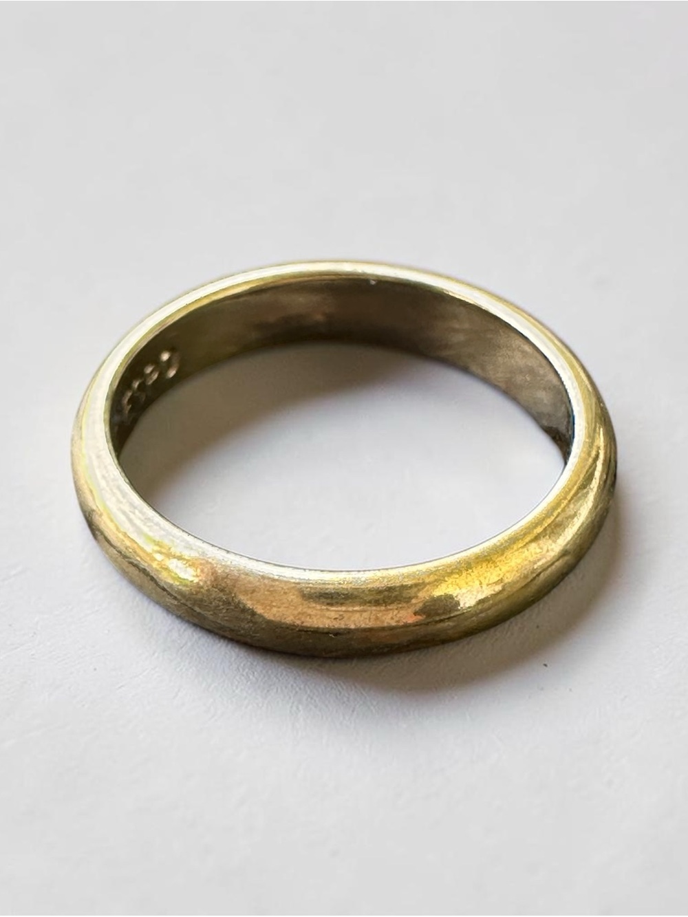 14K Gold Electroplated Wedding Band size 7 - Picture 4 of 4